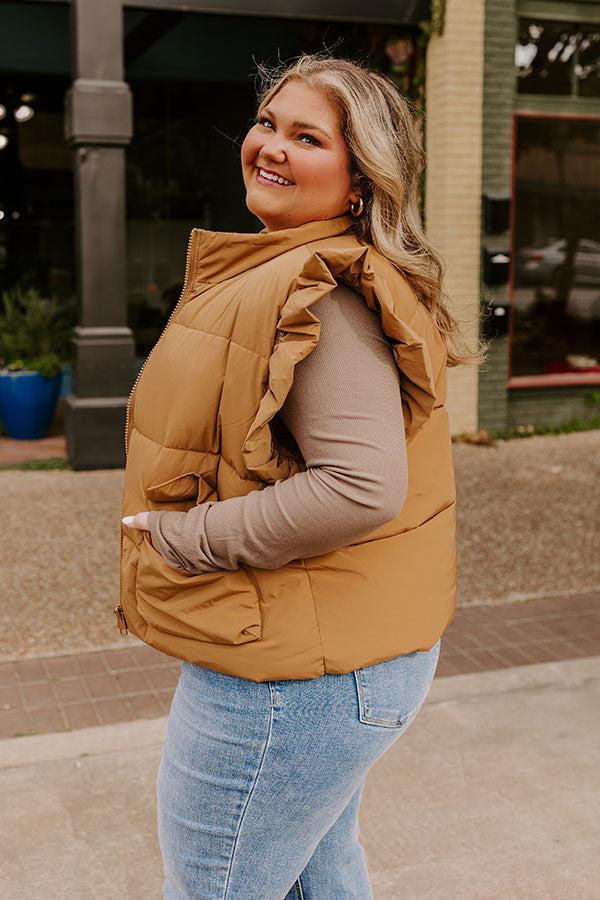 Impressions Cabin Cutie Puffer Vest Curves