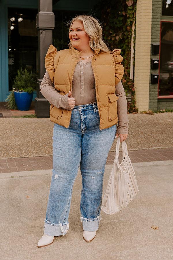 Impressions Cabin Cutie Puffer Vest Curves