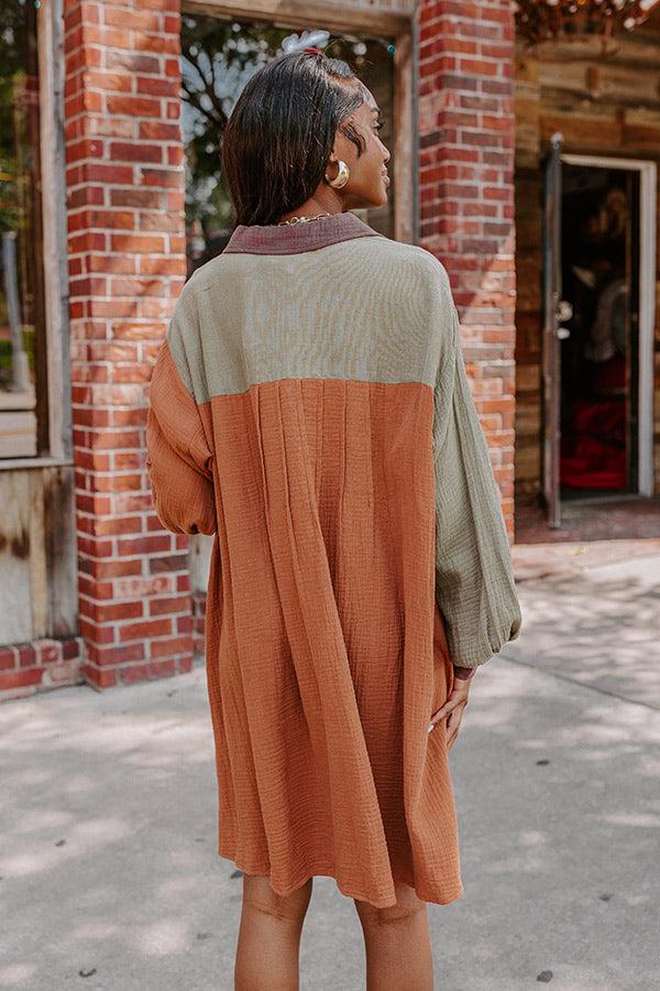 Impressions Cabin Parkway Colorblock Tunic Dress