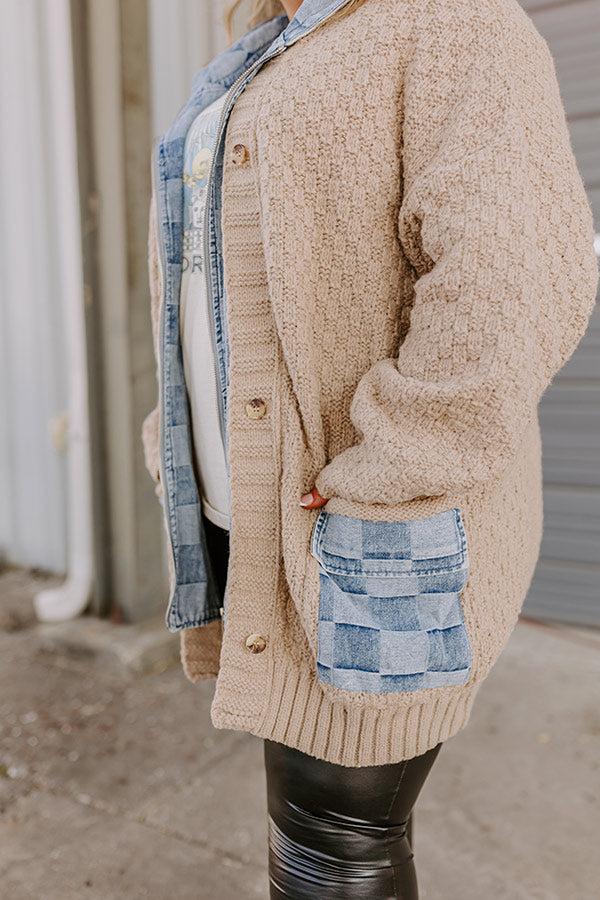 Impressions Cafe Cuddles Knit Jacket Curves