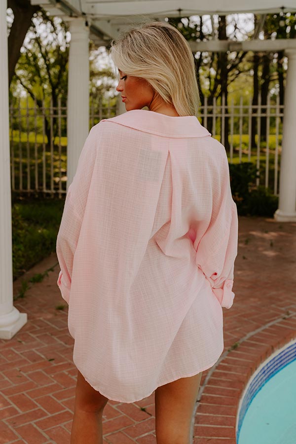 Impressions Cafe Meetup Oversized Button Up