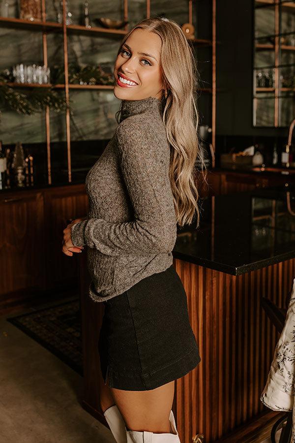 Impressions Cafe Meetup Pointelle Knit Top