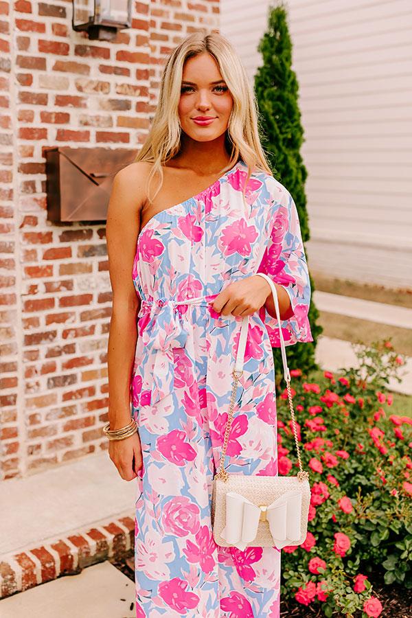 Impressions Call It Bliss Floral Jumpsuit