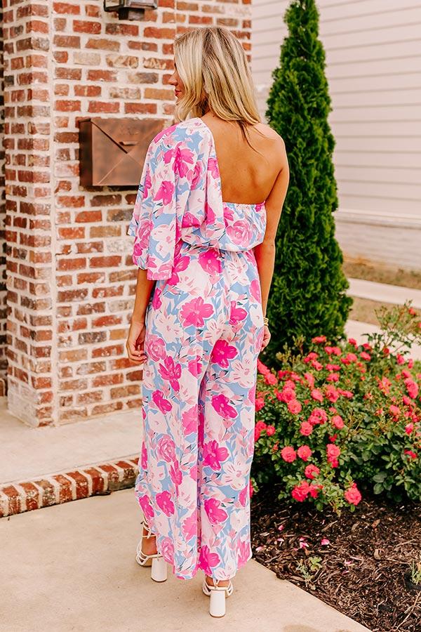 Impressions Call It Bliss Floral Jumpsuit