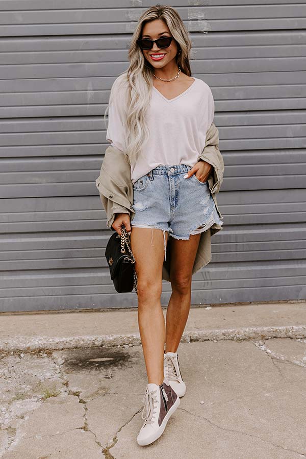 Impressions Calm And Curious Shift Top In Birch