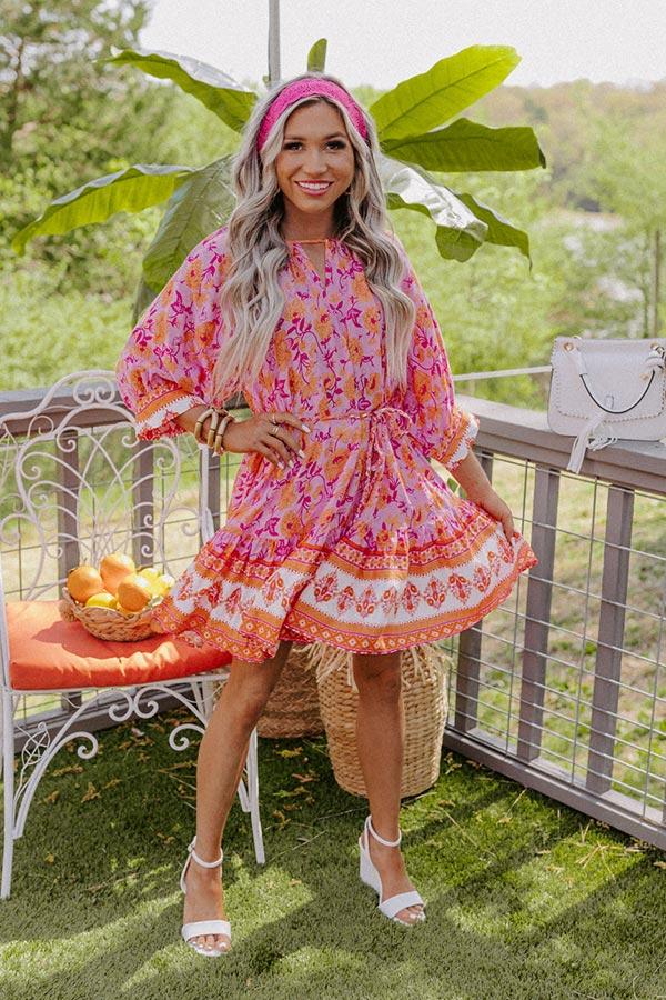 Impressions Can't Control Love Floral Dress