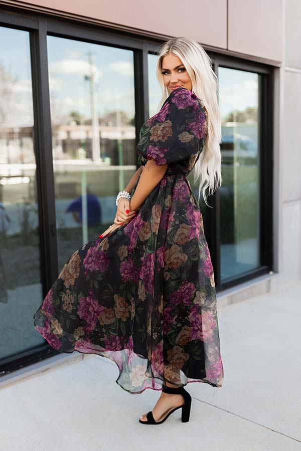 Impressions Can't Help Loving You Floral Midi