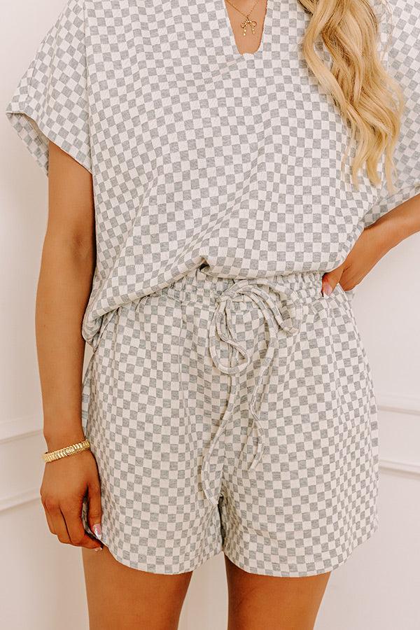 Impressions Cappuccino Cutie High Waist Shorts