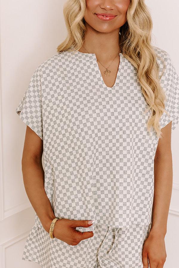 Impressions Cappuccino Cutie Shift Top