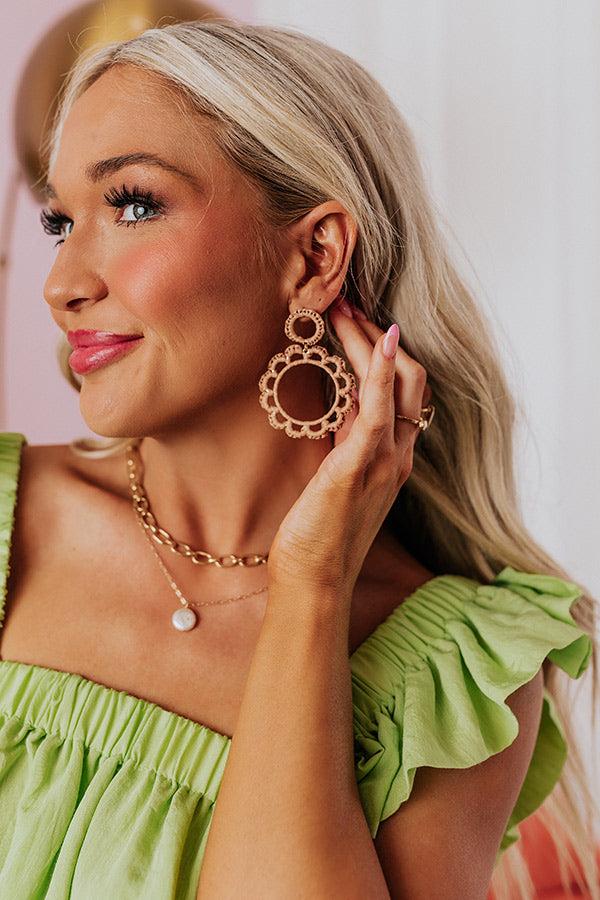 Impressions Caribbean Dreaming Earrings In Mocha