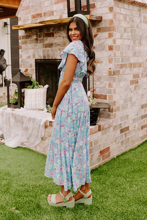 Impressions Caribbean Dreaming Floral Midi