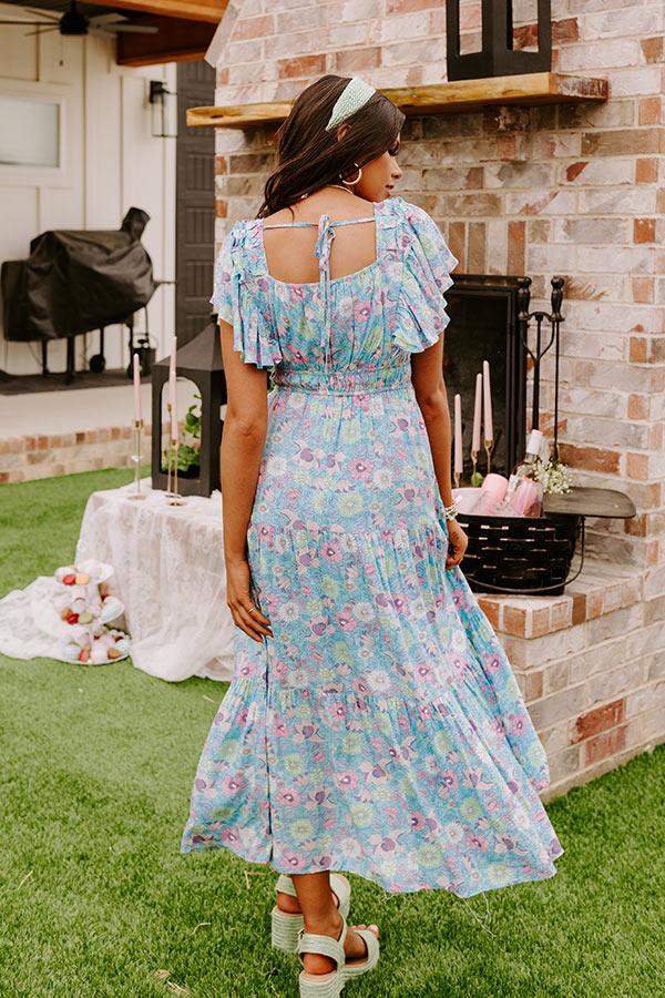 Impressions Caribbean Dreaming Floral Midi
