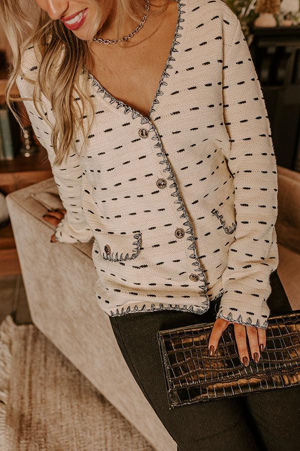 Impressions Casual Couture Knit Cardigan