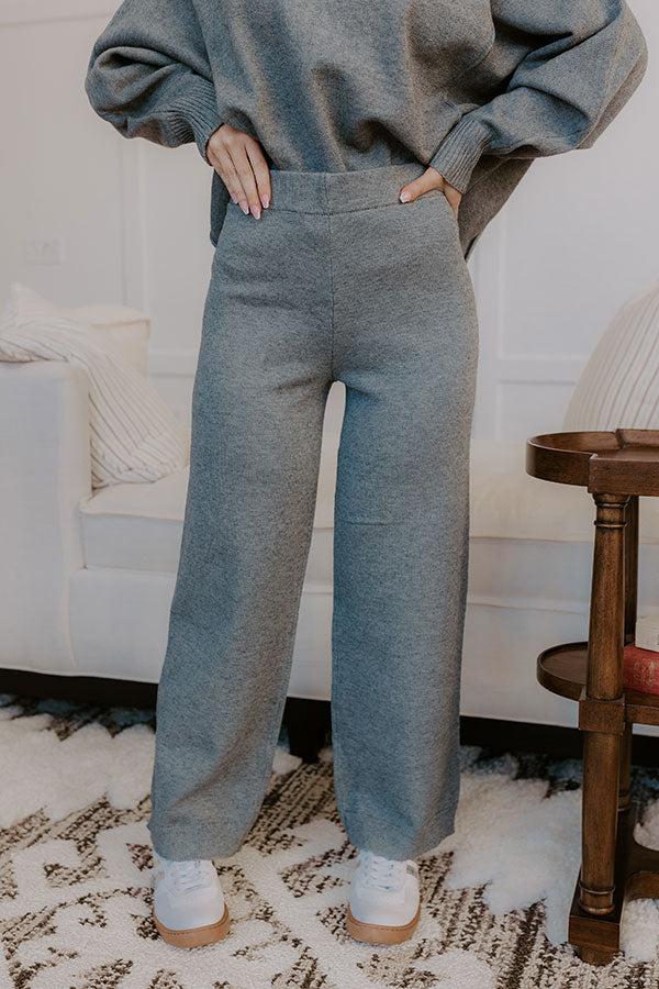 Impressions Casual Cues High Waist Knit Pants