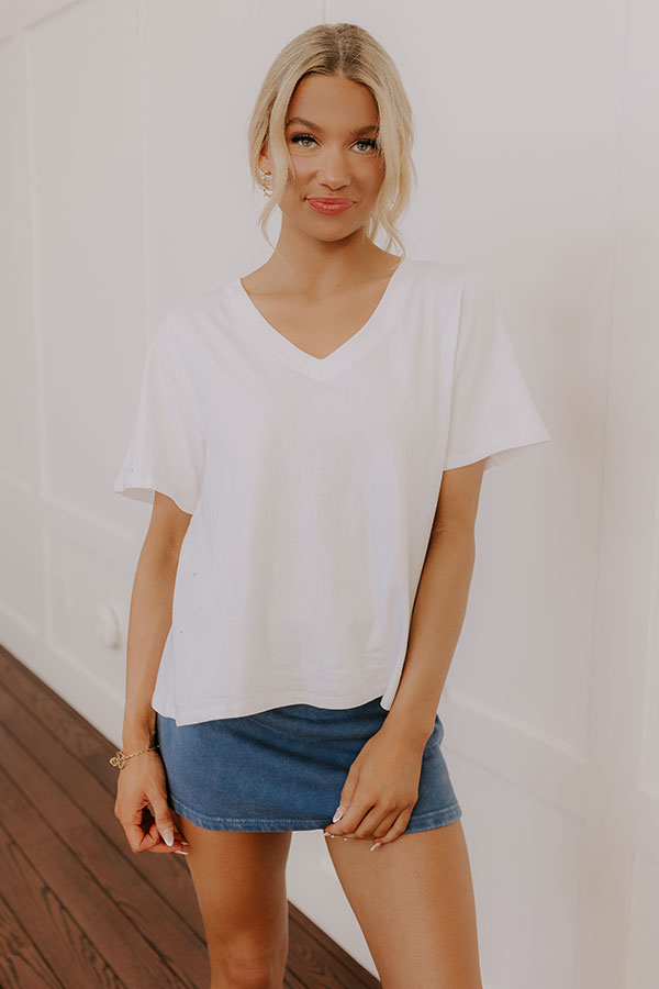 Impressions Casual Cues Tee In White