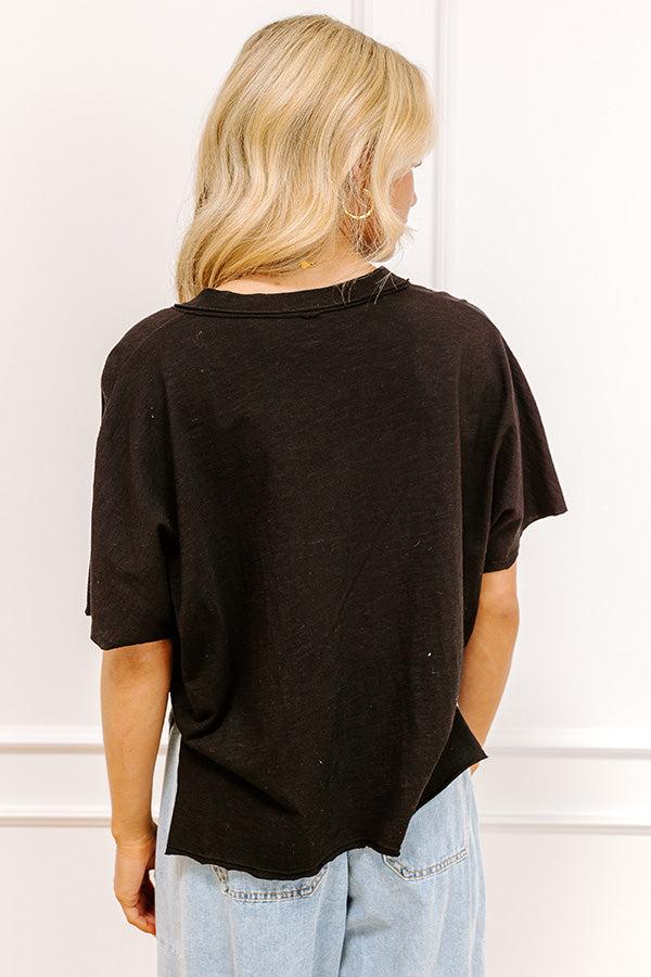 Impressions Casual Hangout Tee In Black