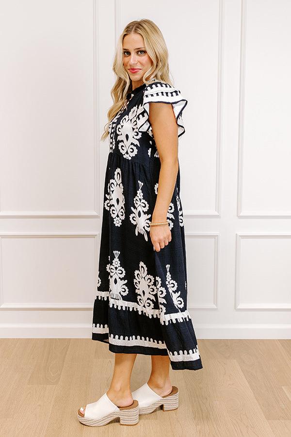 Impressions Catching Feelings Midi Dress