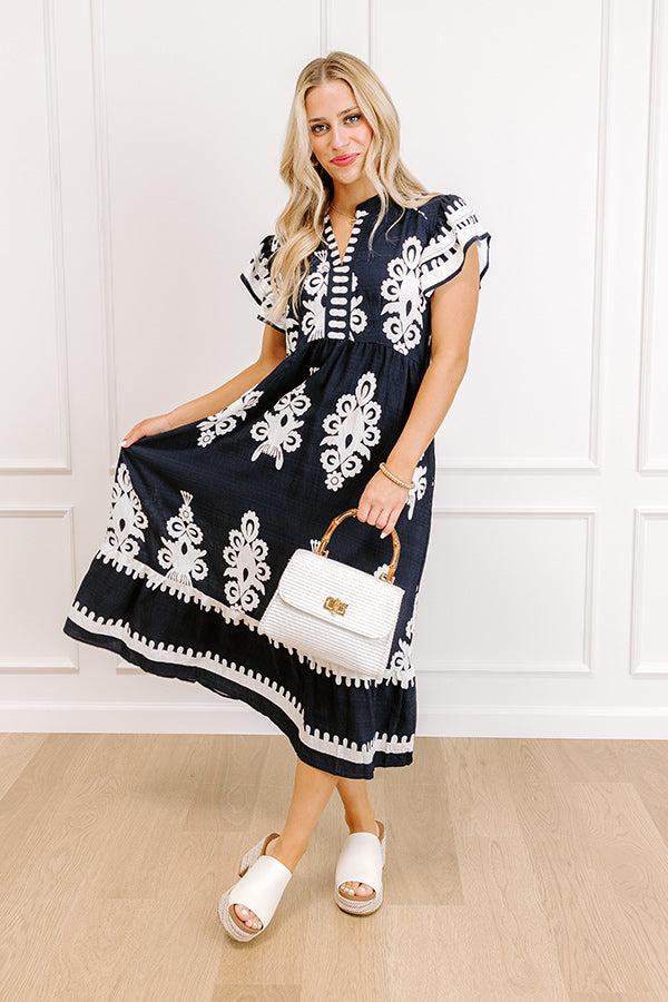 Impressions Catching Feelings Midi Dress