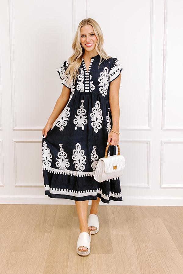 Impressions Catching Feelings Midi Dress