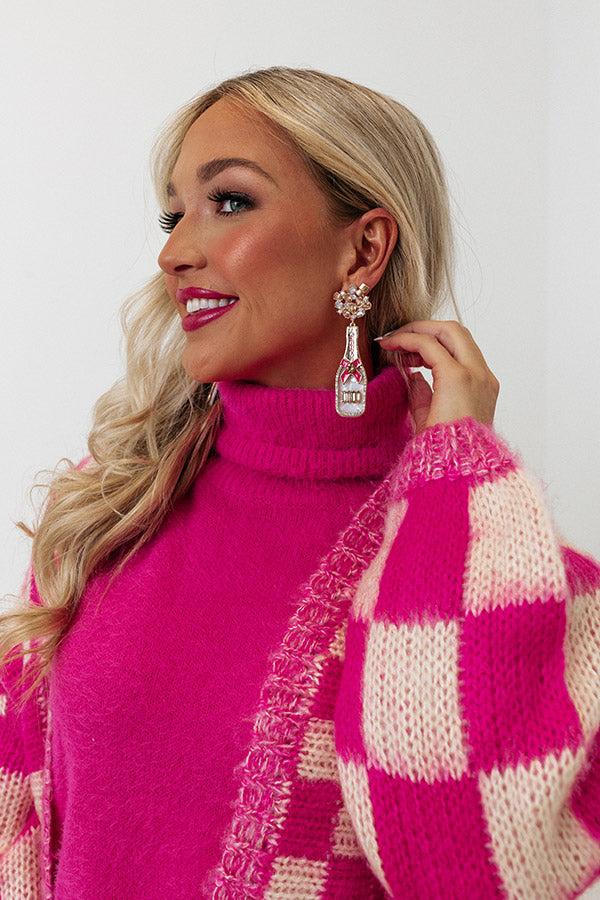 Impressions Champagne Cheers Earrings