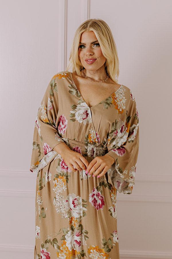 Impressions Change It Up Floral Maxi Curves
