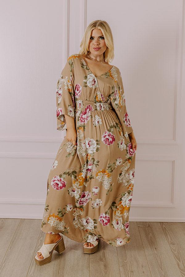 Impressions Change It Up Floral Maxi Curves