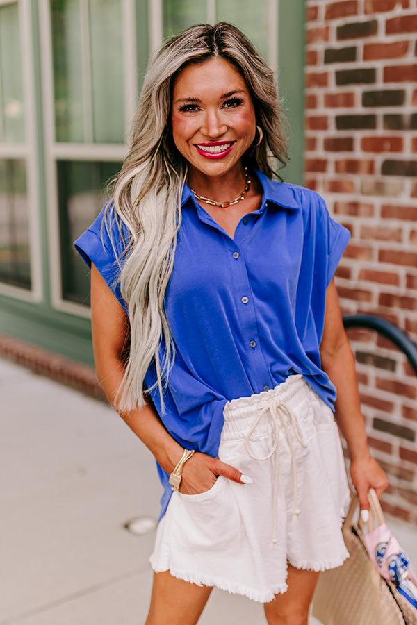 Impressions Change It Up Top In Royal Blue