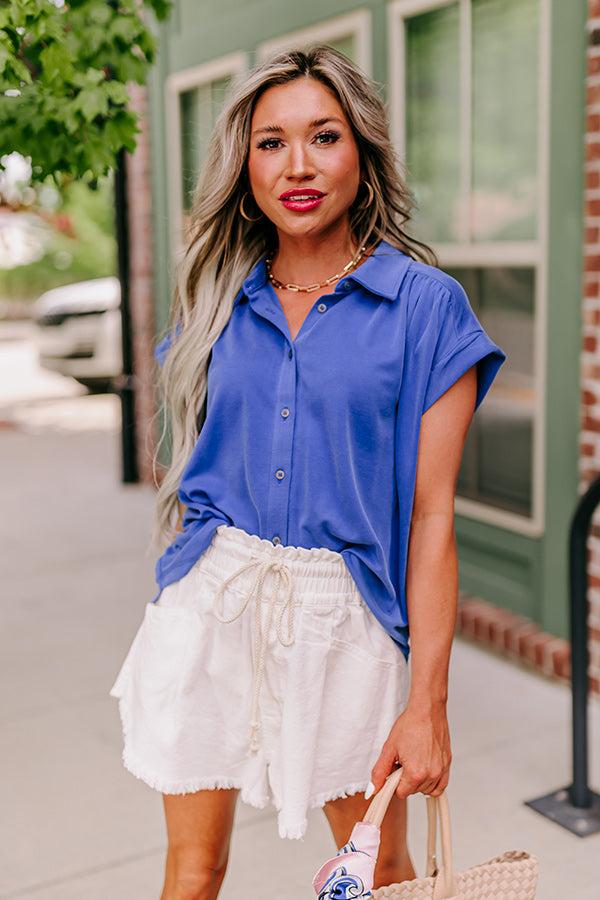 Impressions Change It Up Top In Royal Blue