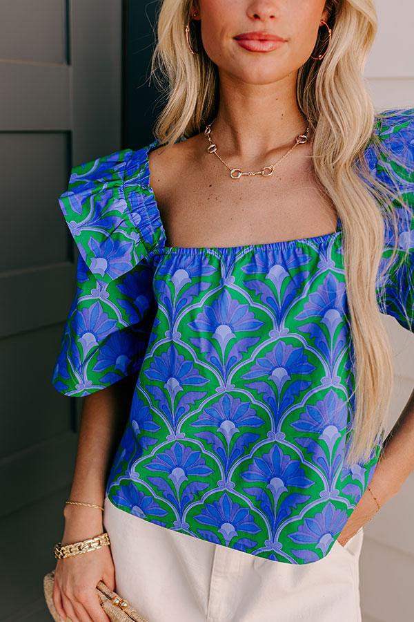 Impressions Charmed Feeling Floral Top