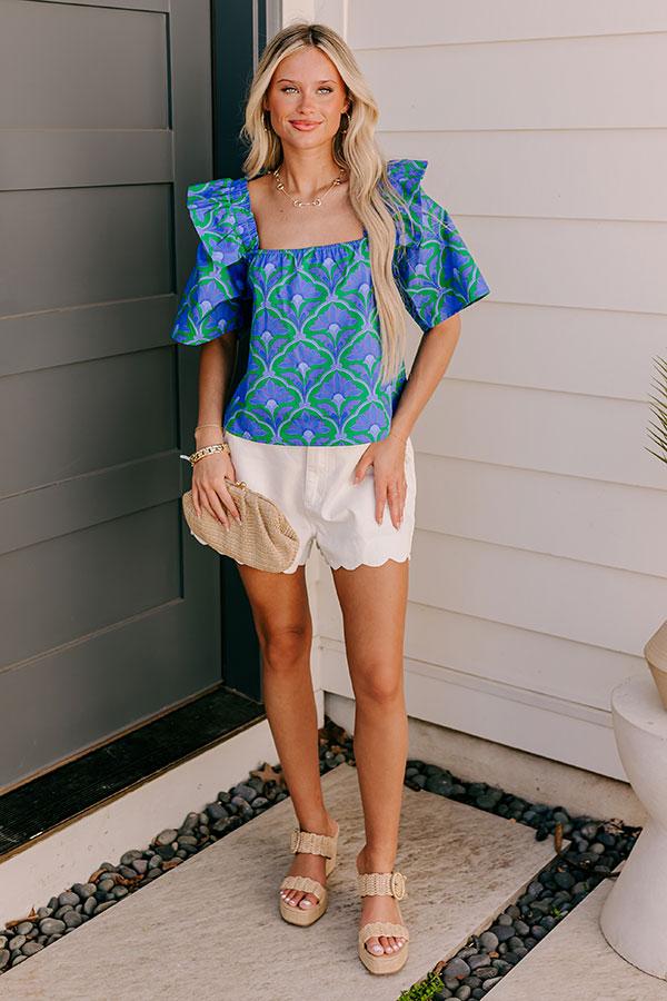 Impressions Charmed Feeling Floral Top