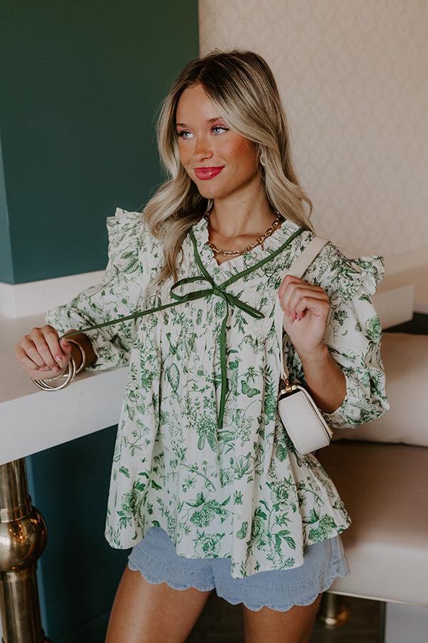 Impressions Charming Embrace Floral Top