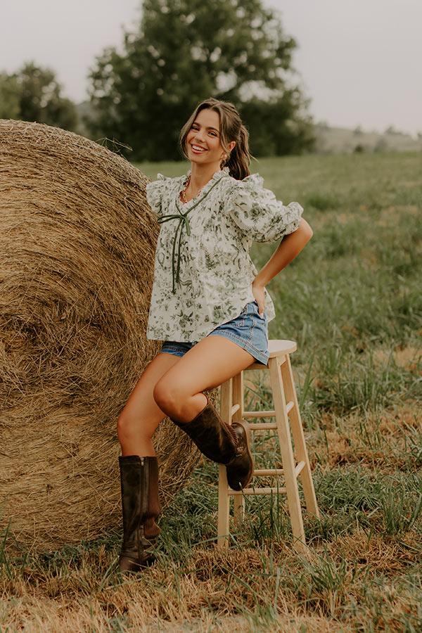 Impressions Charming Embrace Floral Top