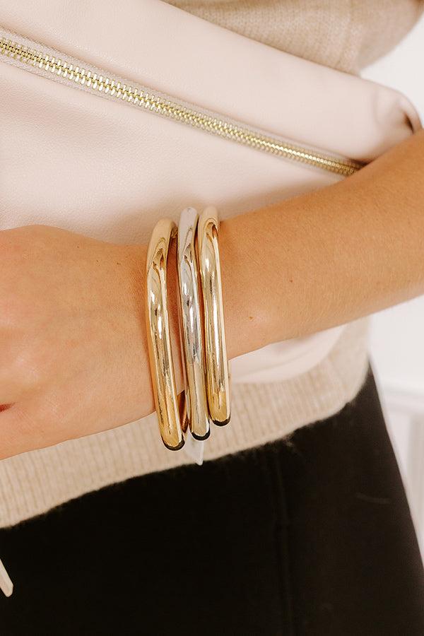 Impressions Charming Glance Bangle Bracelet Set