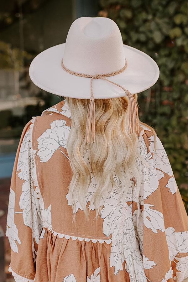 Impressions Chasing Sunsets Felt Fedora In Ivory