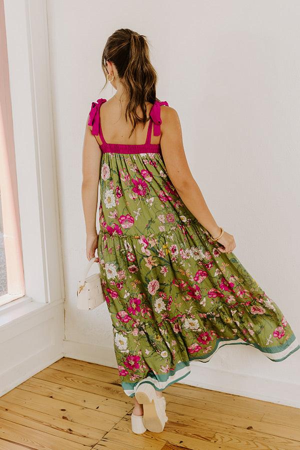 Impressions Chasing Wildflowers Floral Maxi Dress