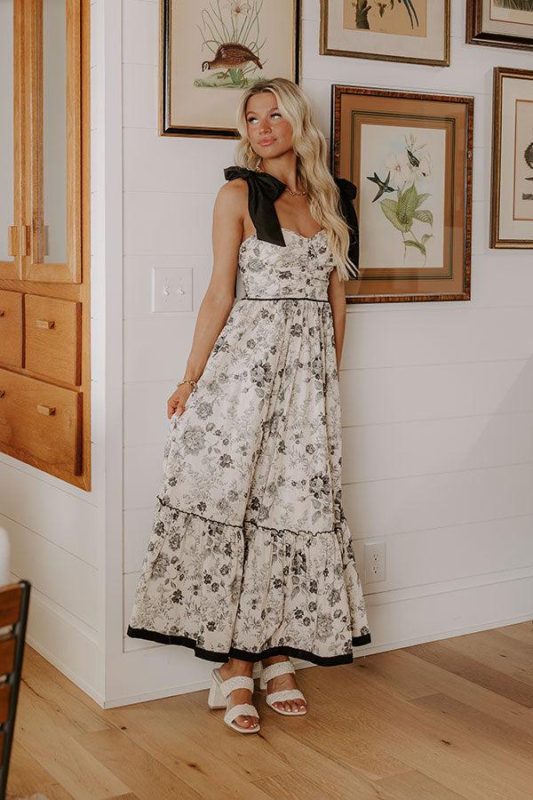 Impressions Chateau Daydream Floral Maxi Dress