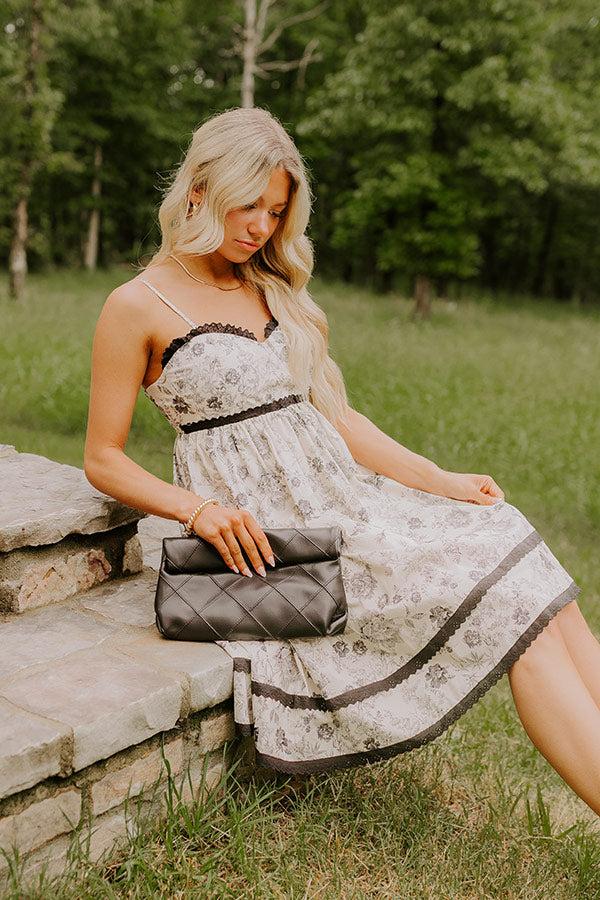 Impressions Chateau Stroll Floral Mini Dress