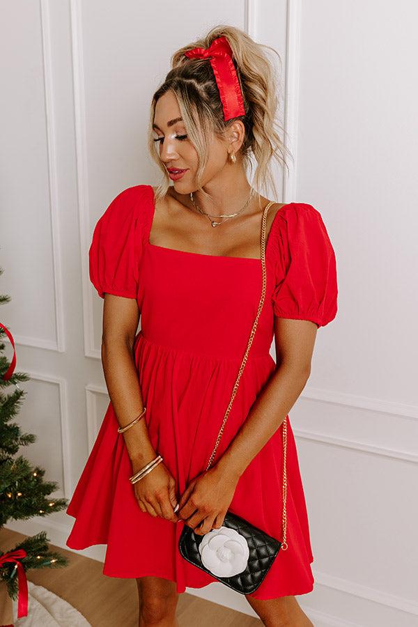 Impressions Cheers To This Babydoll Mini Dress