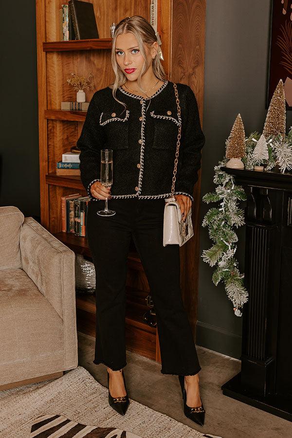 Impressions Chic A La Mode Knit Jacket