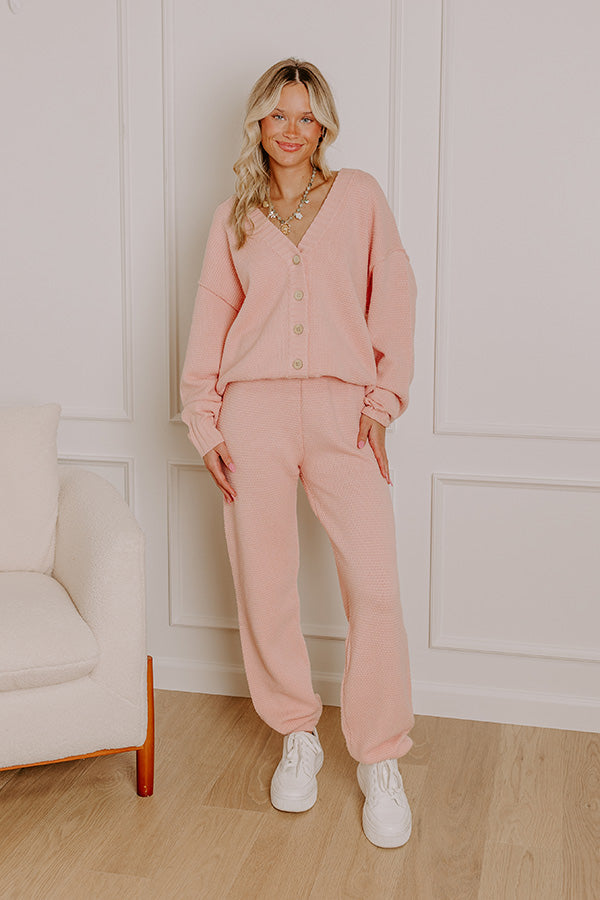 Impressions Chic Comfort High Waist Knit Joggers