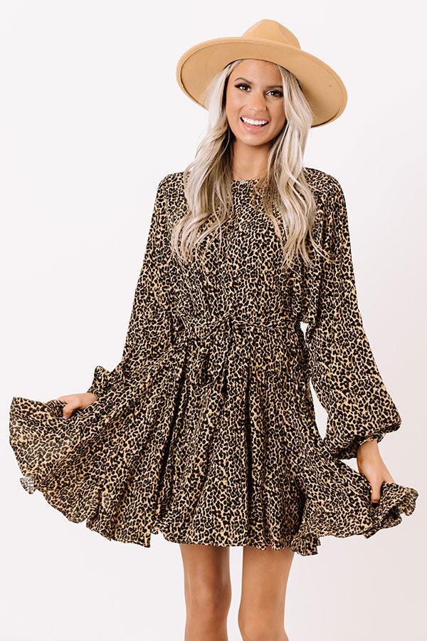 Impressions Chic In The Moment Leopard Dress