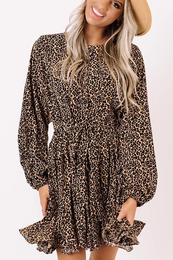 Impressions Chic In The Moment Leopard Dress