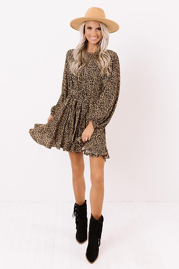 Impressions Chic In The Moment Leopard Dress
