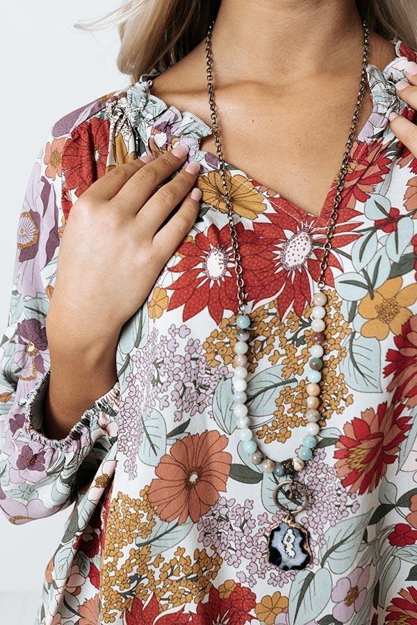 Impressions Chic Journey Semi Precious Necklace