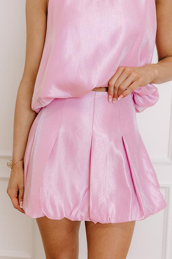 Impressions Chic Mindset High Waist Mini Skirt