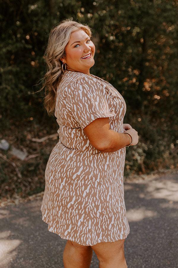 Impressions Chic Mindset Knit Mini Dress Curves