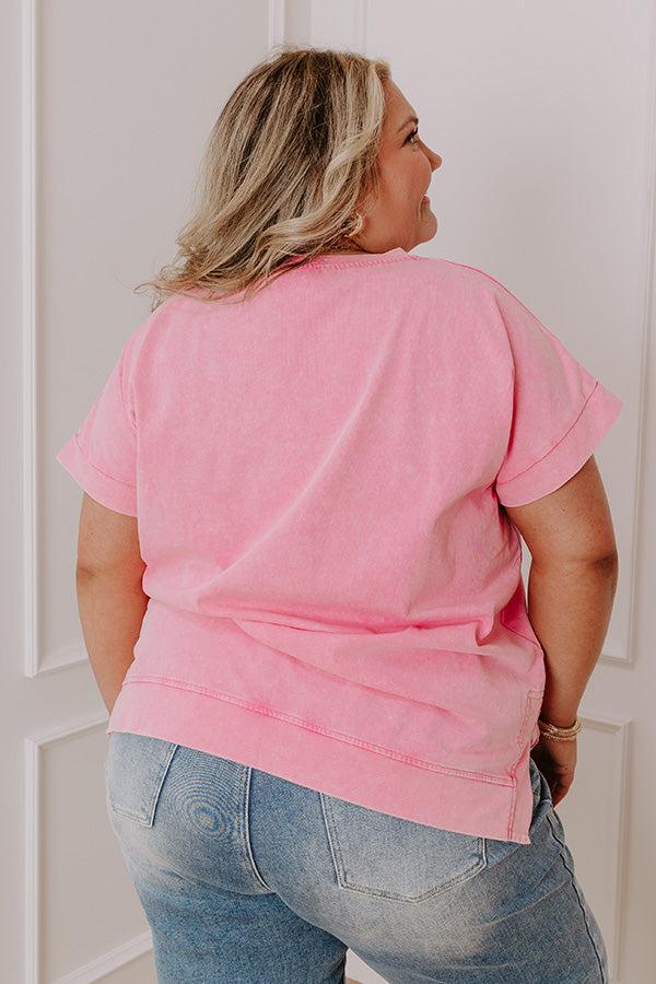 Impressions Chic Mindset Vintage Wash Tee Curves