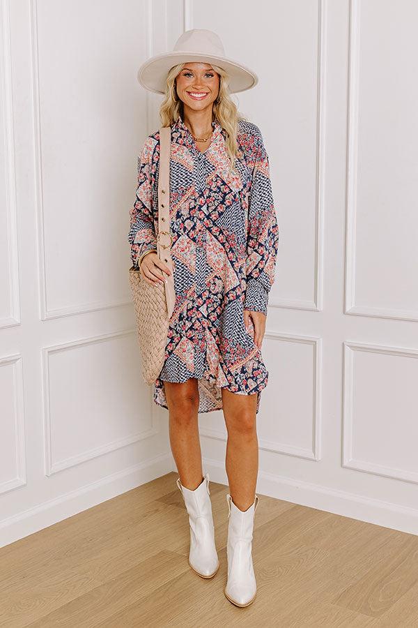 Impressions Chime In Floral Mini Dress