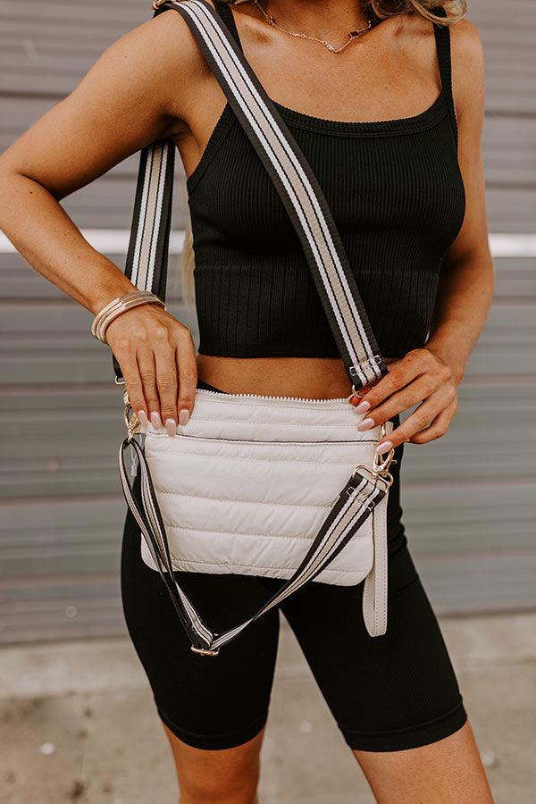 Impressions City Dream Quilted Crossbody in Cream