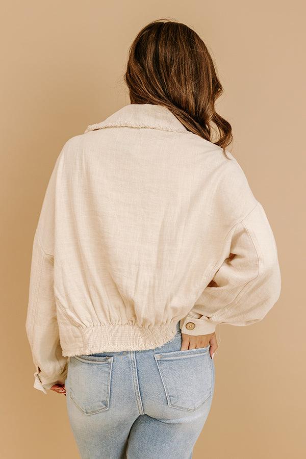 Impressions City Layers Linen-Blend Jacket